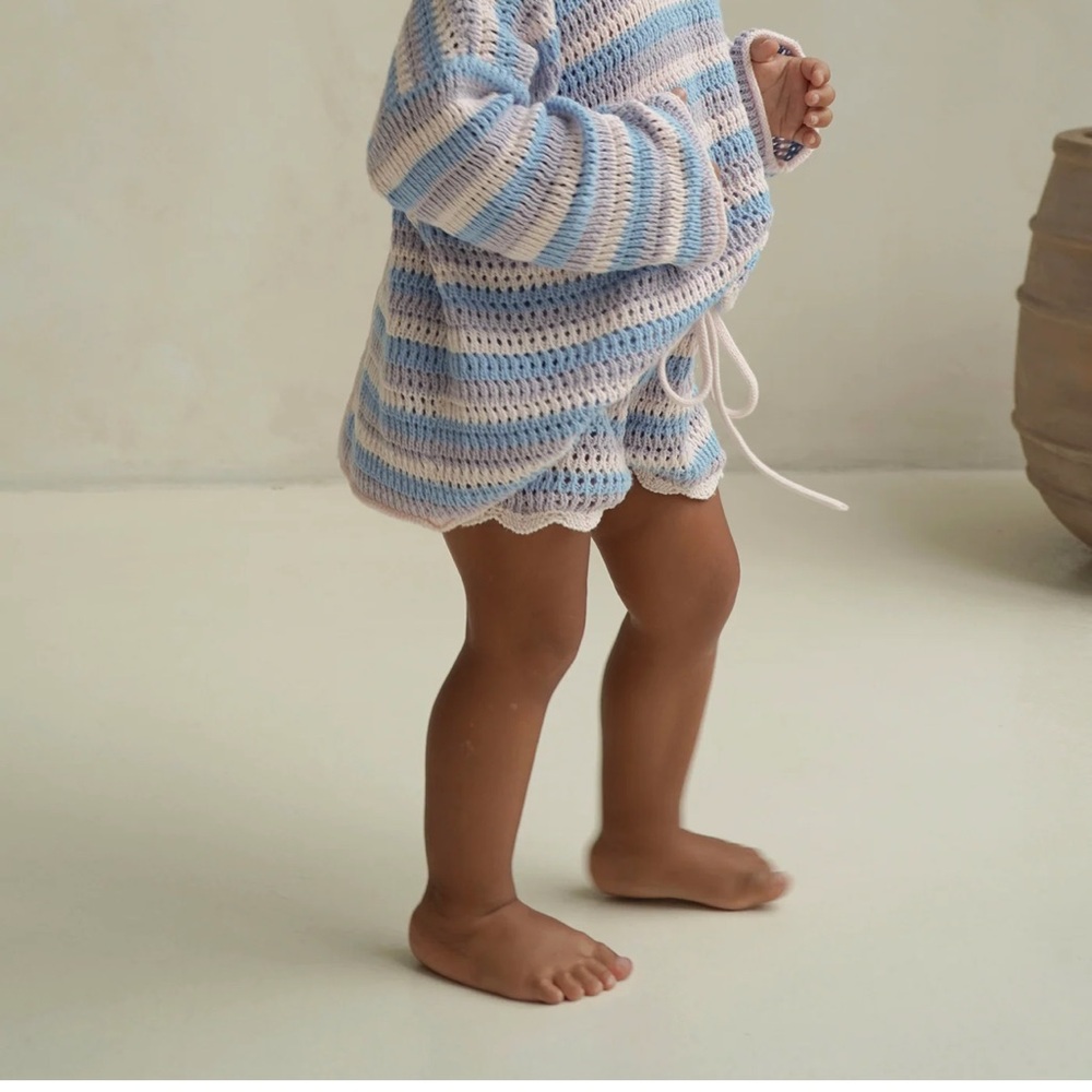 Striped Knit Kids Matching Set Noni the label